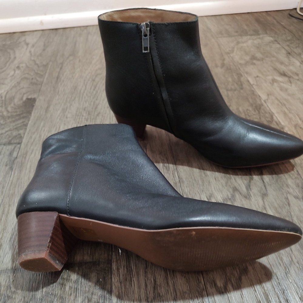 Madewell Black Darcy Boot Leather Women's Size 8.5